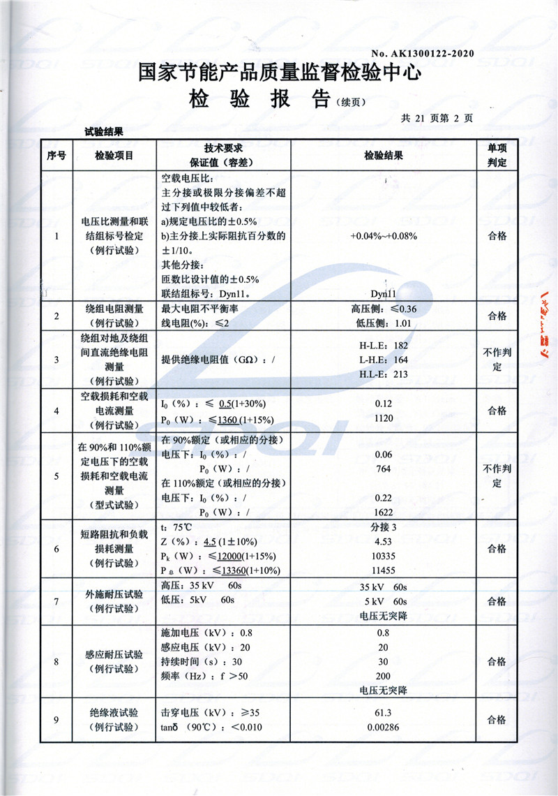 高低压试验报告-S11-1250习水习水习水油浸式变压器-2.jpg